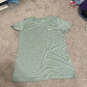 Teal underarmor shirt